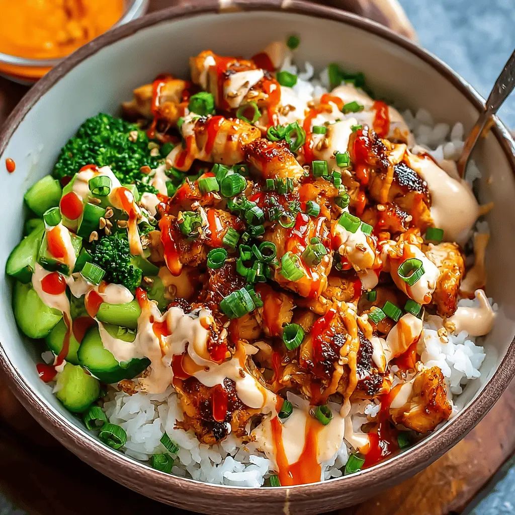 Bang Bang Chicken Bowl: Irresistibly Creamy and Indulgent Delight