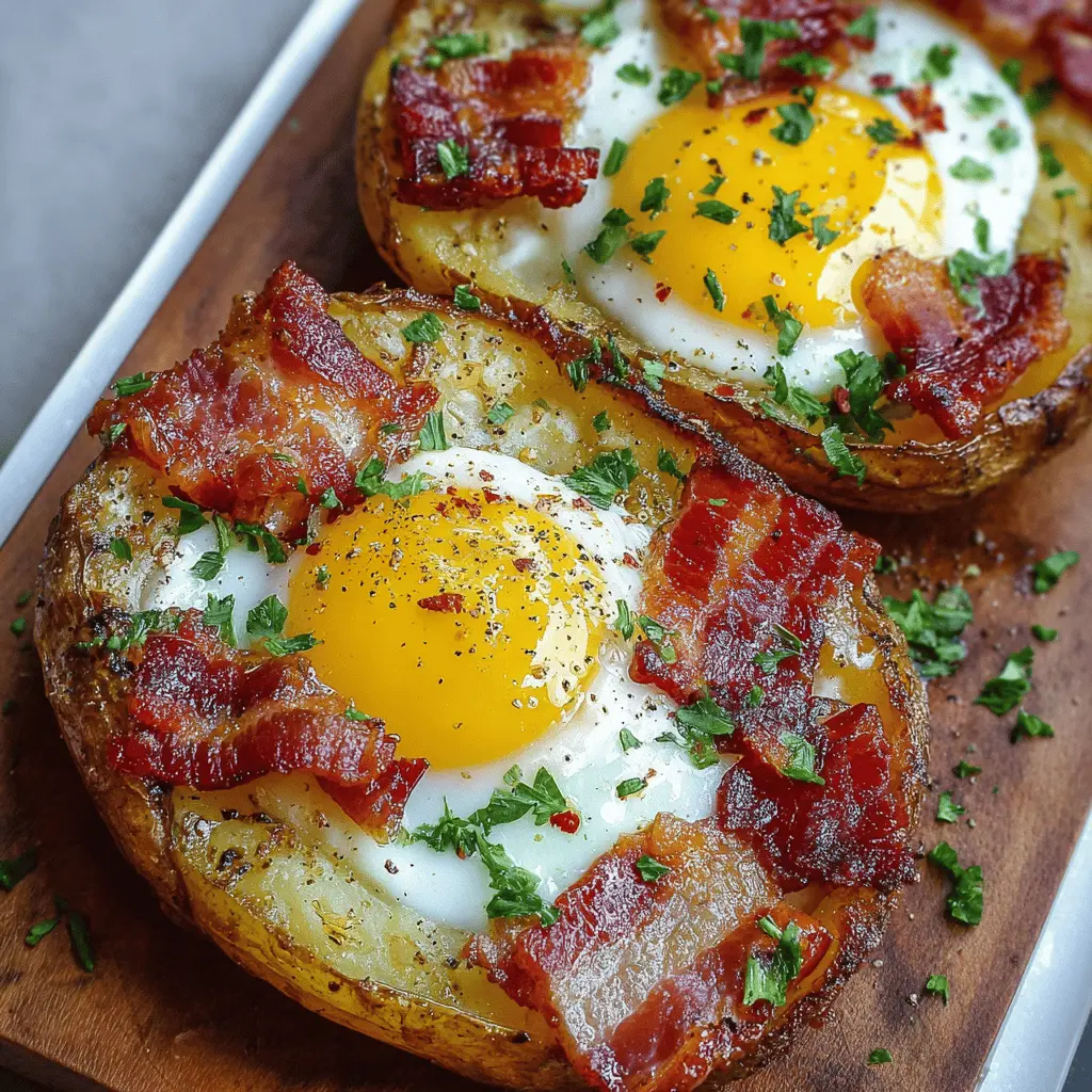 Double Baked Turkey Bacon Egg Potatoes: A Flavorful Twist