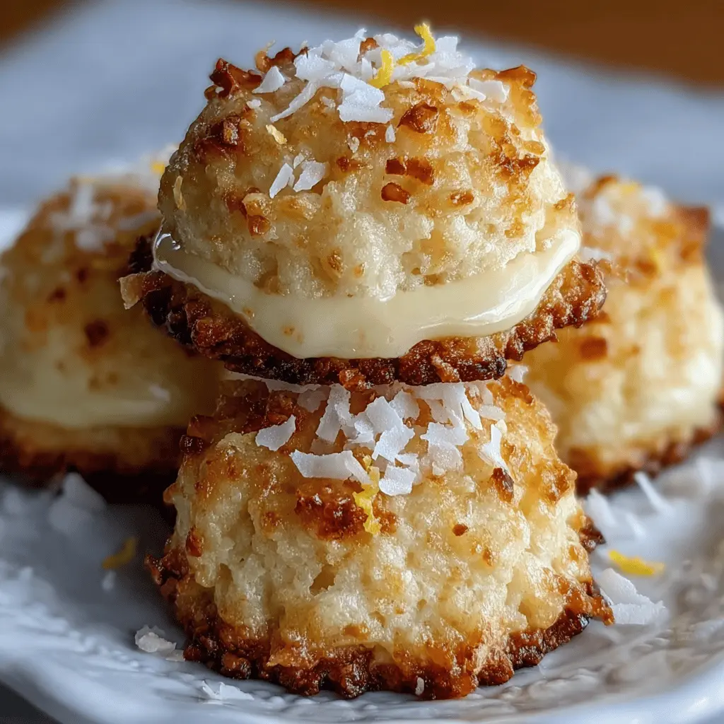 Lemon Coconut Cheesecake Cookies: Indulgent Treat for Home Bakers