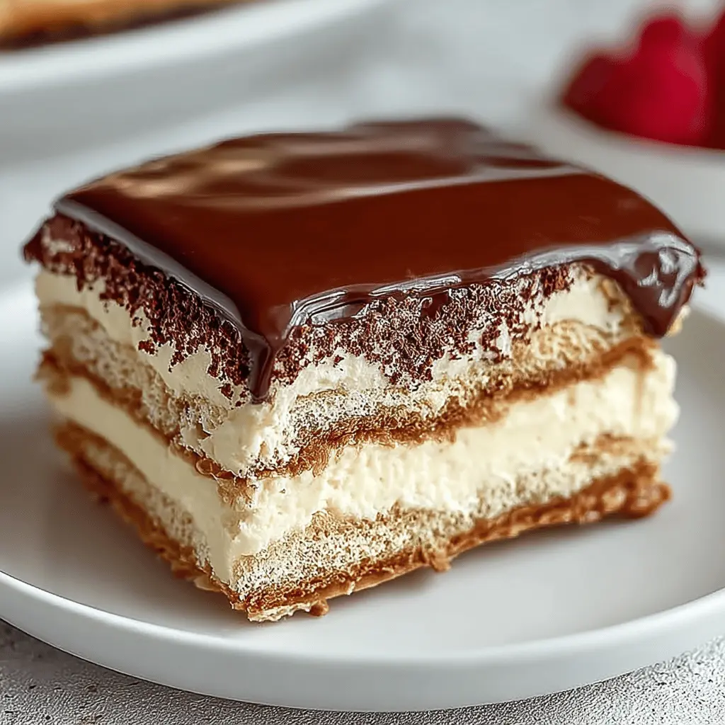 No-Bake Chocolate Eclair Cake You Can’t Resist Making Today
