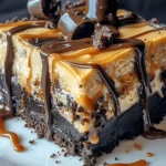 Milky Way Caramel Cheesecake Brownies