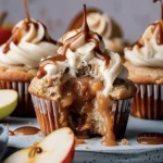 SALTED CARAMEL APPLE CUPCAKES