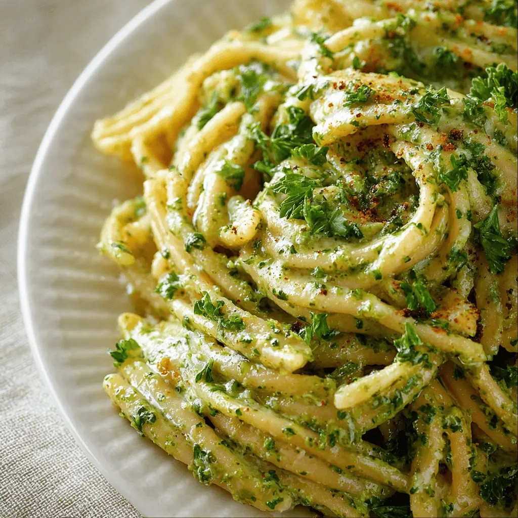 Easy 10-Minute Creamy Pesto Pasta with Turkey Bacon Delight