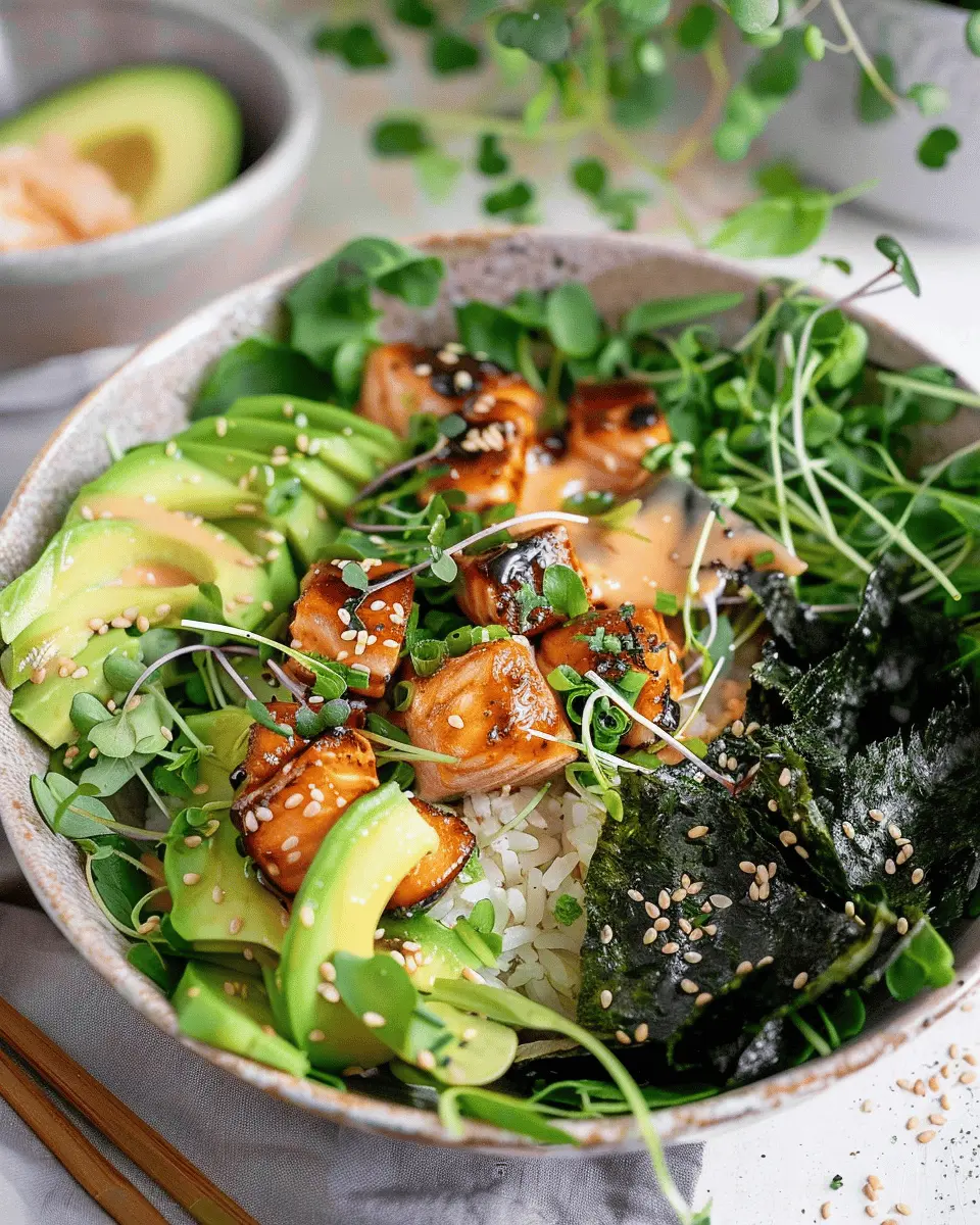 Salmon Rice Bowl