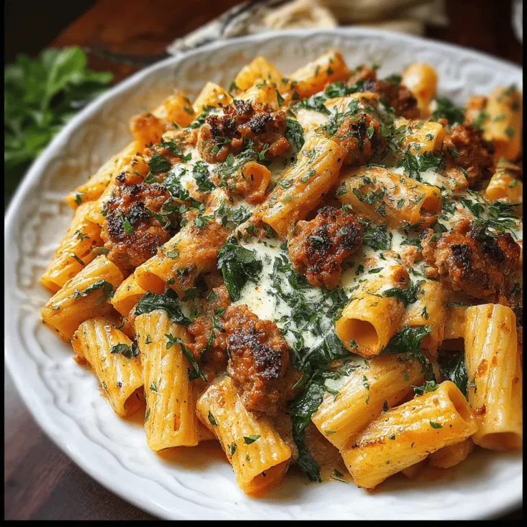 Creamy Sausage Rigatoni (One-Pot, 30-Minute Meal)