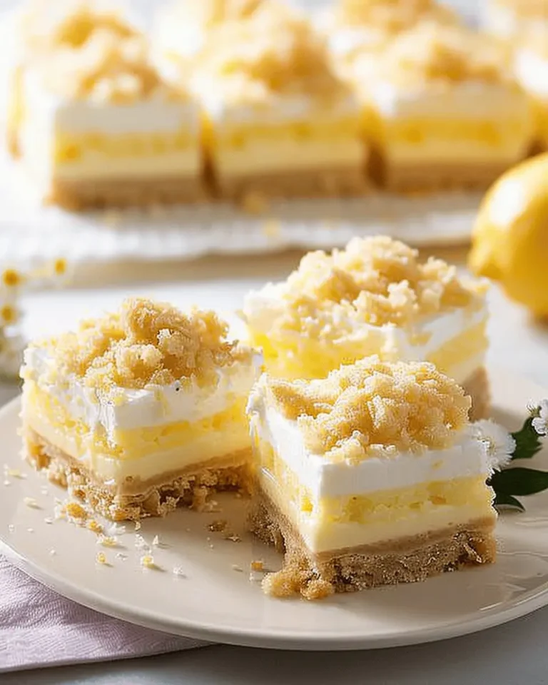 Lemon Cheesecake Squares