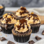 Easy Snickers Cupcakes