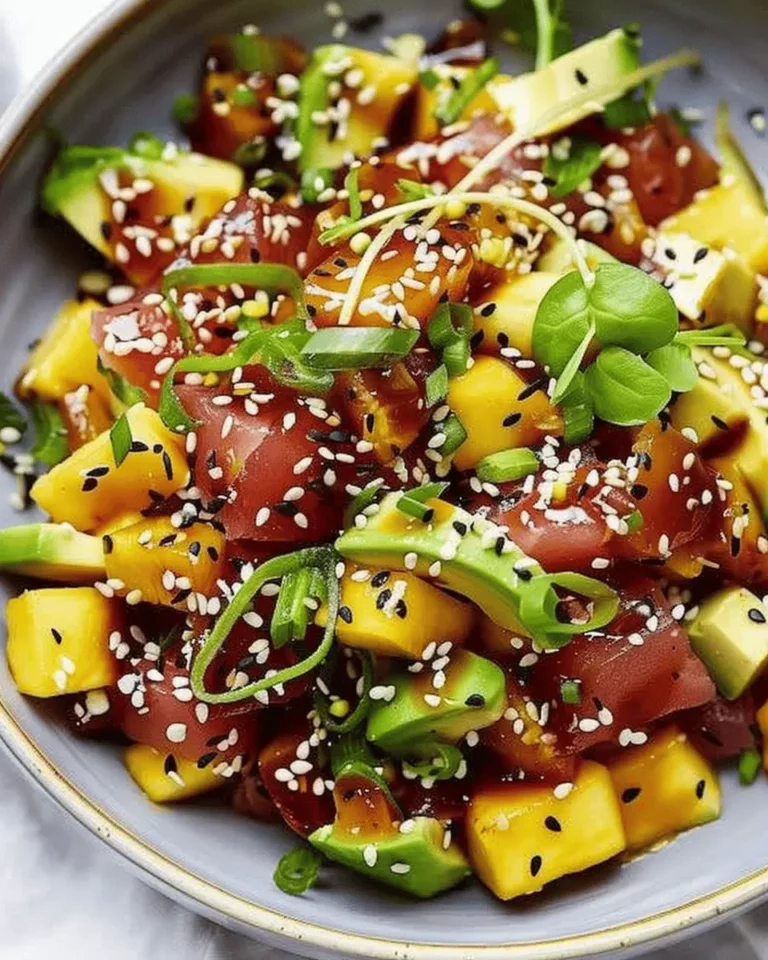 Avocado-Mango Poke Salad