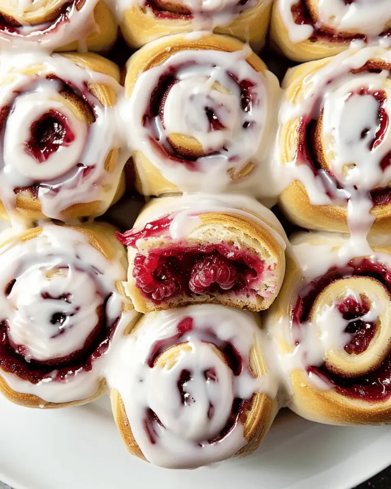 Raspberry Cinnamon Rolls