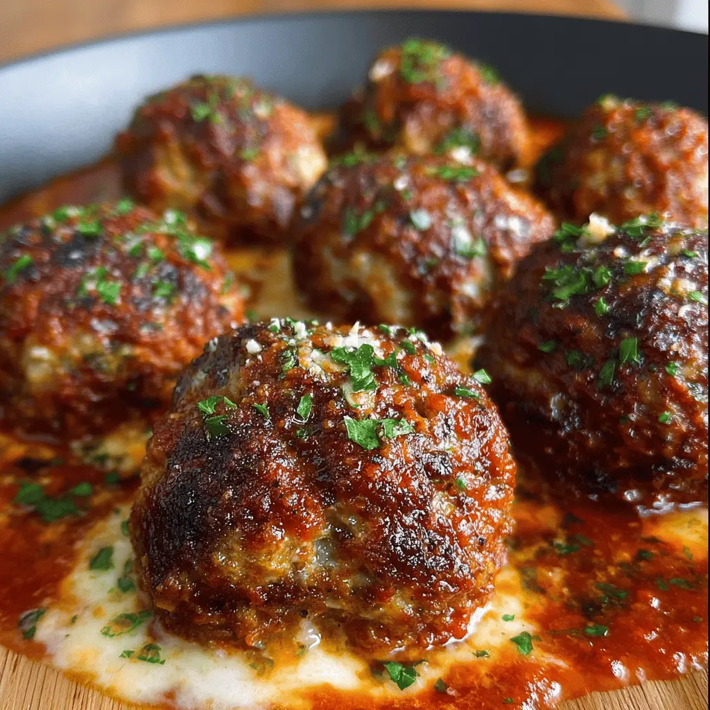 Mozzarella Stuffed Meatballs: The Juicy Turkey Bacon Delight