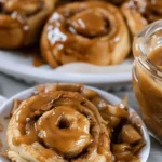 Easy Caramel Apple Cinnamon Rolls