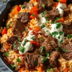 Steak Queso Rice : A Flavorful Recipe