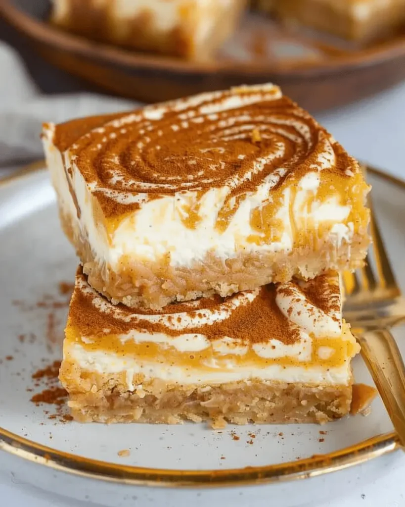 Pumpkin Cheesecake Bars
