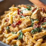 Creamy Sun Dried Tomato Chicken Pasta