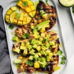 Grilled Chicken with Avocado Mango Salsa