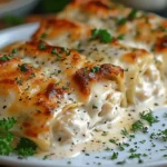 Chicken Alfredo Lasagna Rolls