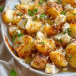 Baked Feta Potatoes