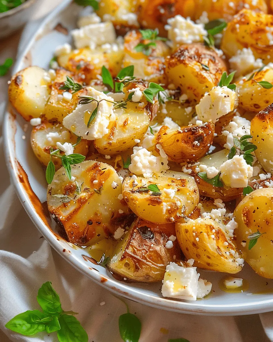 Baked Feta Potatoes: Easy Comfort Food with Turkey Bacon Twist