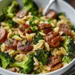 Chicken Sausage and Broccoli Orzo: A Delicious Recipe!