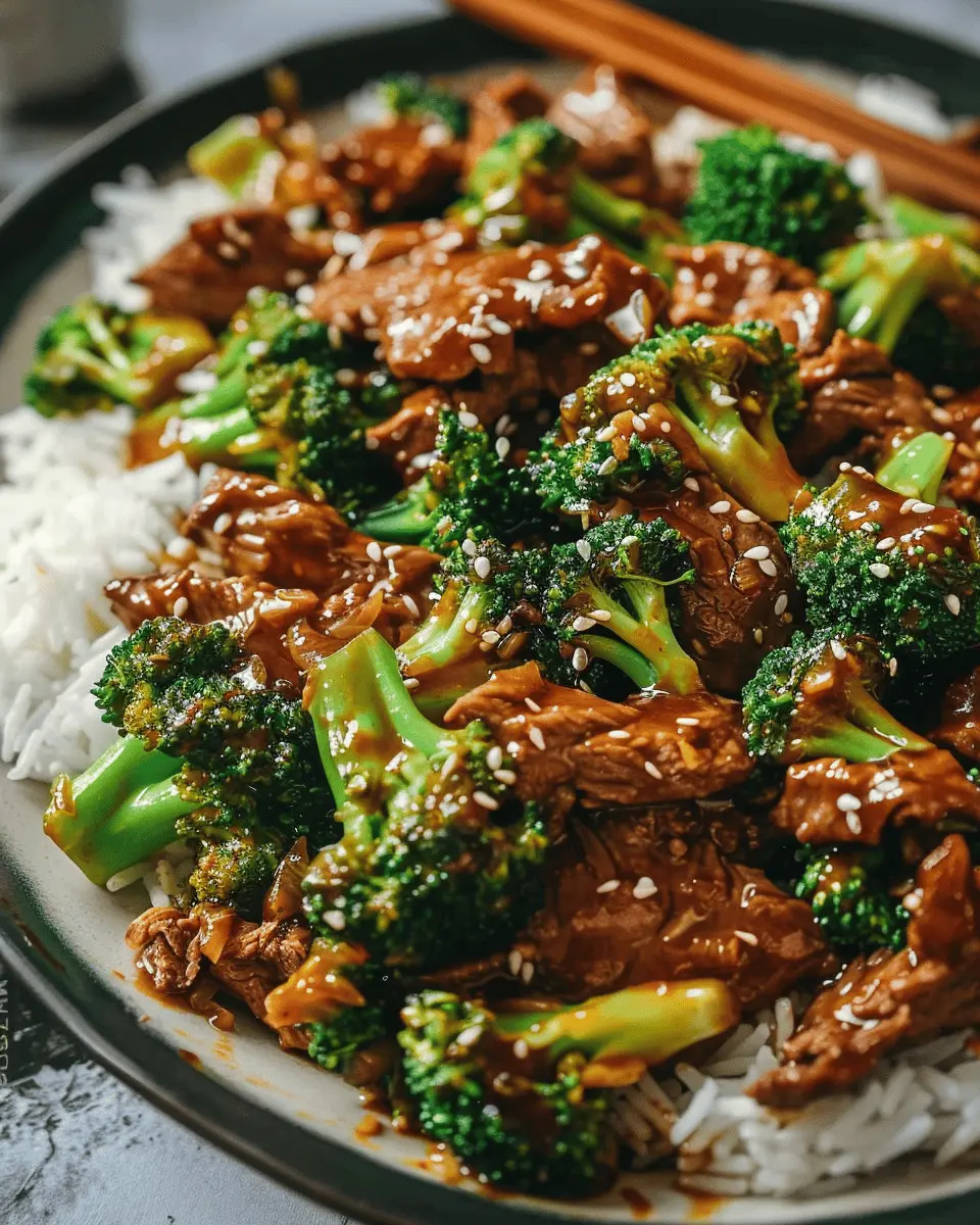 Chinese Beef and Broccoli One Pan Take-Out: Easy Homemade Delight