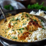 Creamy Smothered Chicken And Rice