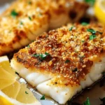 Crispy Parmesan Crusted Fish