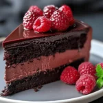 Dark Chocolate Raspberry Mousse Cake is a must-try!