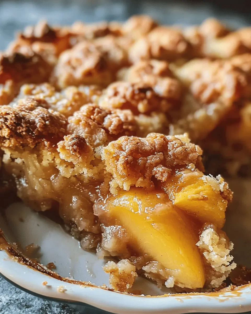 Divine Brown Butter Peach Cobbler: 5-Ingredient Easy Delight