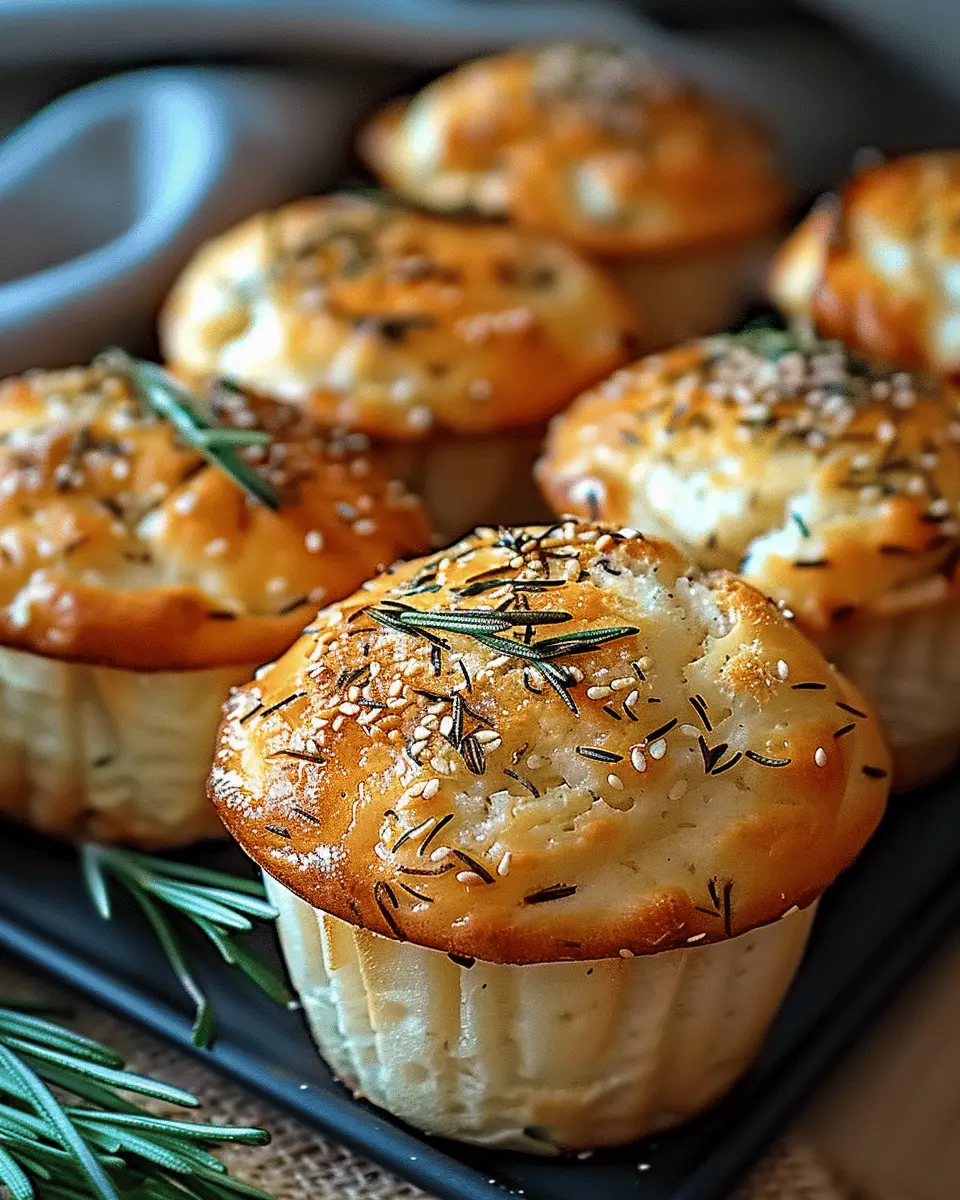 Easy Garlic Rosemary Focaccia Muffins: Your New Favorite Snack