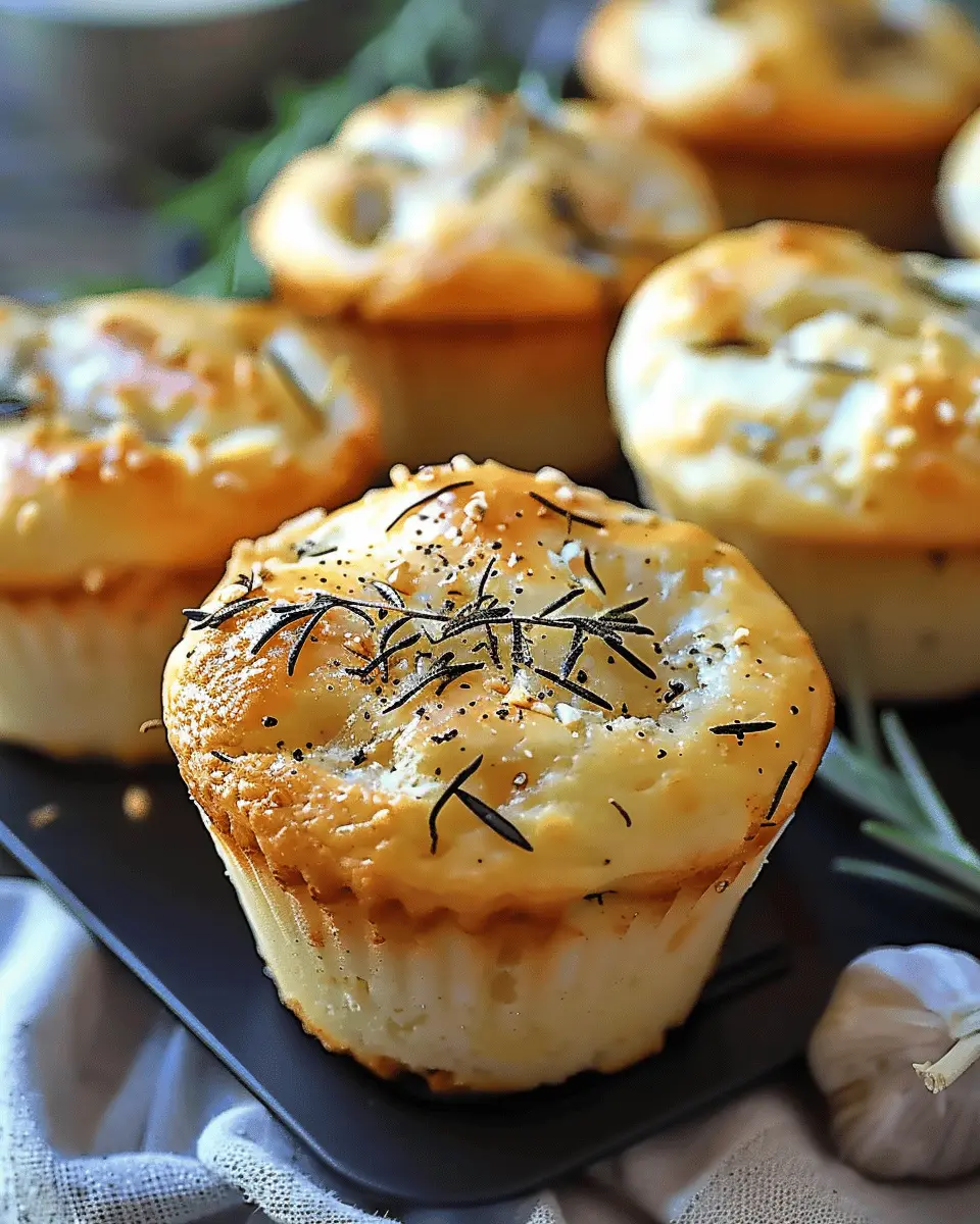 Easy Garlic Rosemary Focaccia Muffins That Will Brighten Your Day