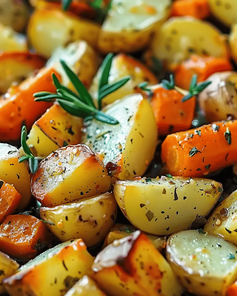 Garlic Herb Roasted Potatoes, Carrots, and Zucchini Made Easy
