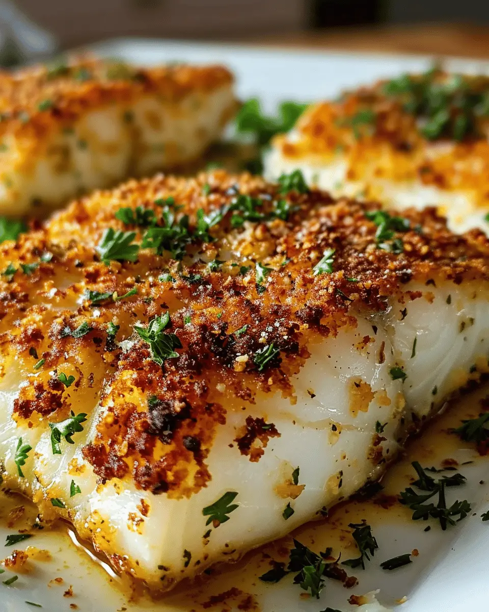 Garlic Parmesan Crusted Halibut: Easy 15-Minute Baked Delight