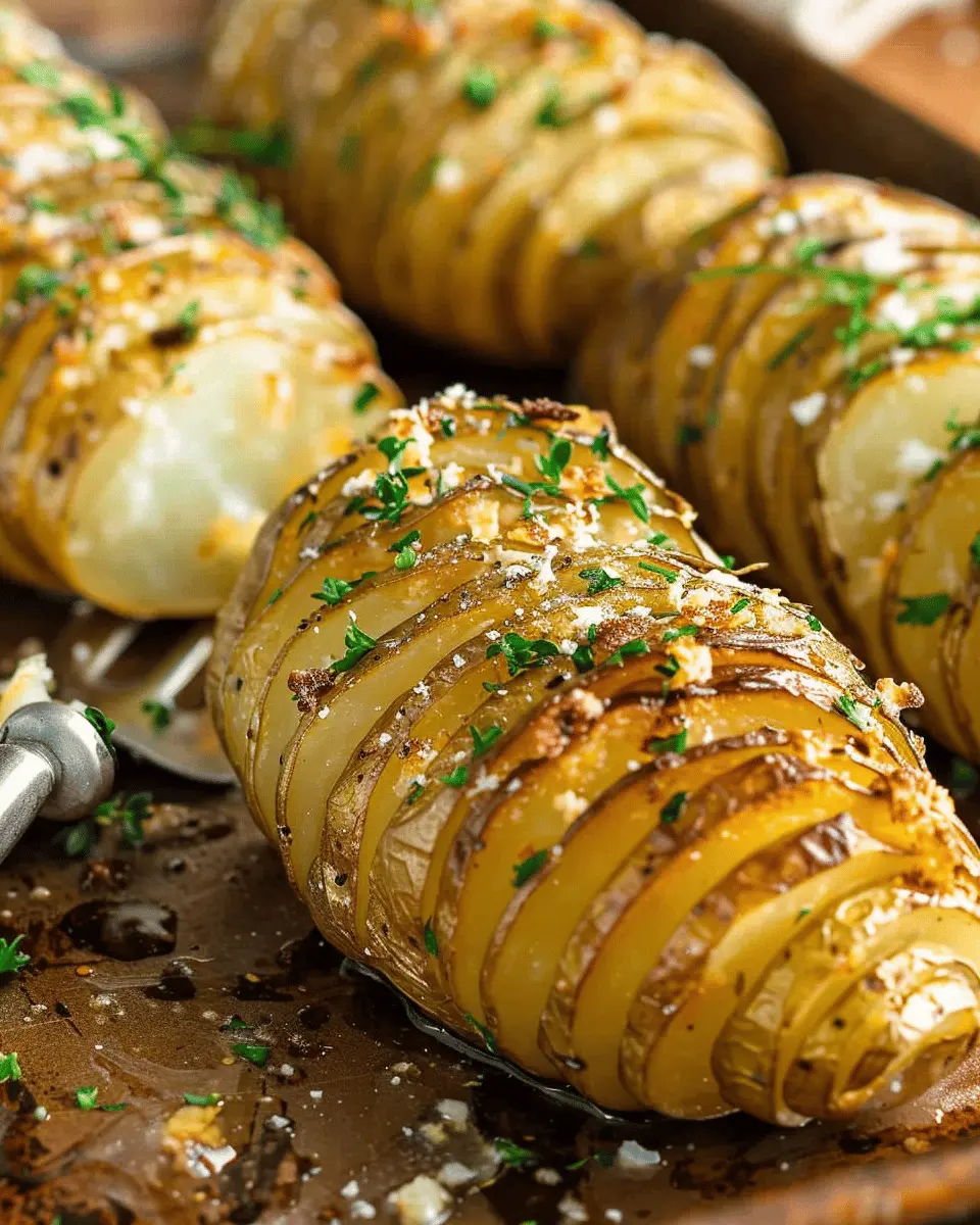 Hasselback Potatoes: Easy Recipe with Turkey Bacon Delight