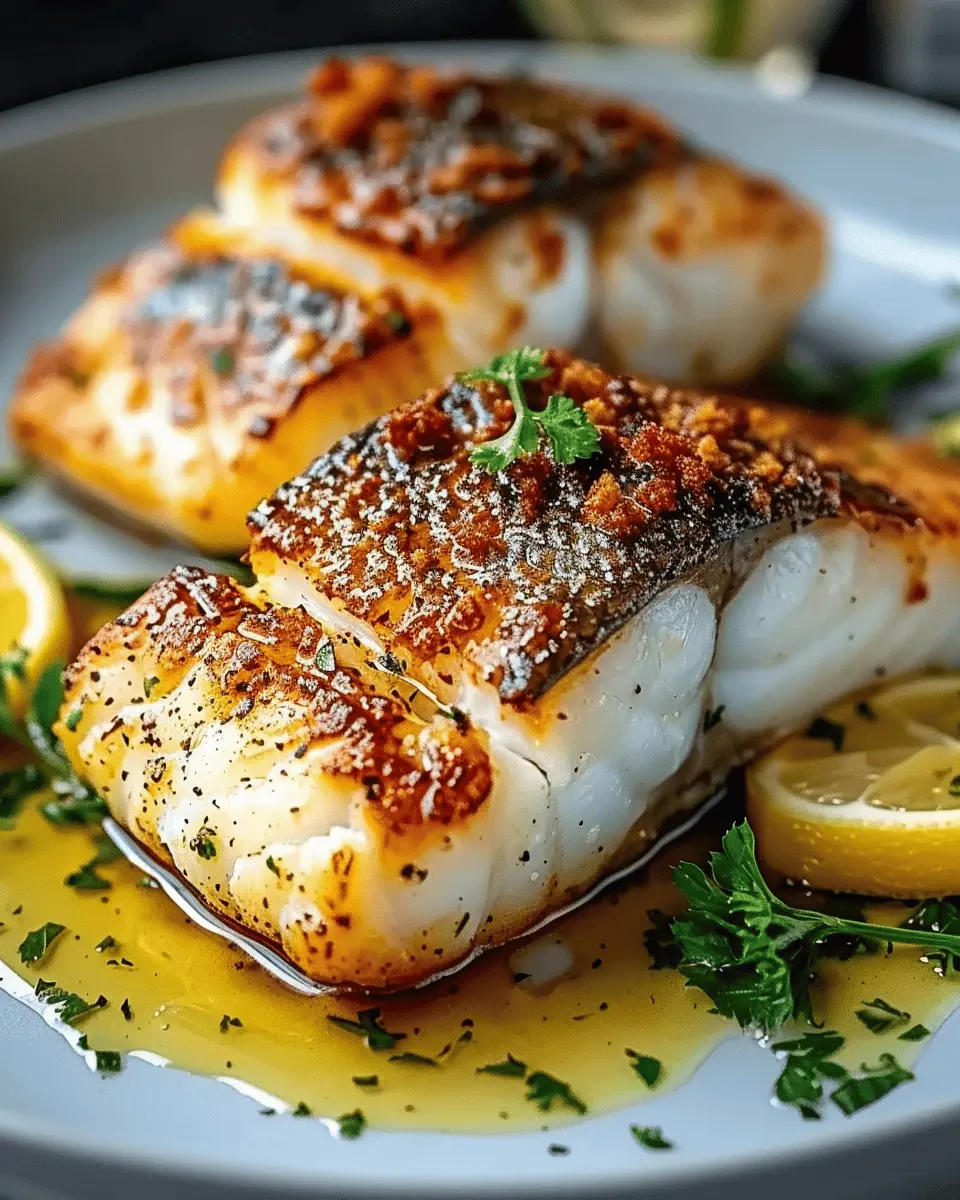 Lemon Garlic Butter Cod: Easy Recipe for Crispy Skin Lovers