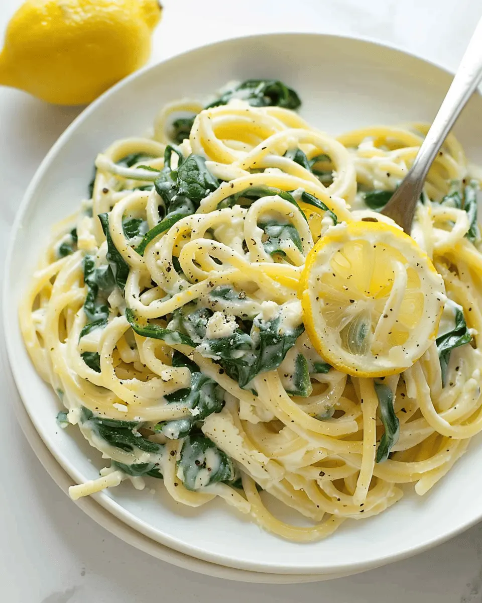 Lemon Ricotta Pasta & Spinach: An Easy, Fresh Delight at Home