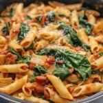 One-Pot Spinach Tomato Pasta