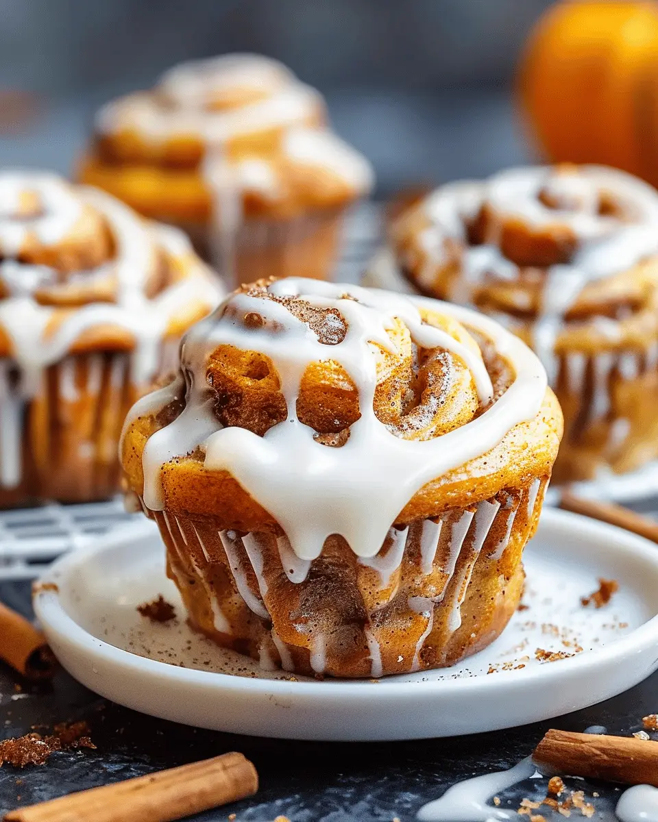 Pumpkin Cinnamon Roll Muffins: The Best Cozy Fall Treats