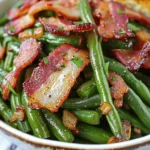 Quick & Easy Southern Bacon and Green Beans