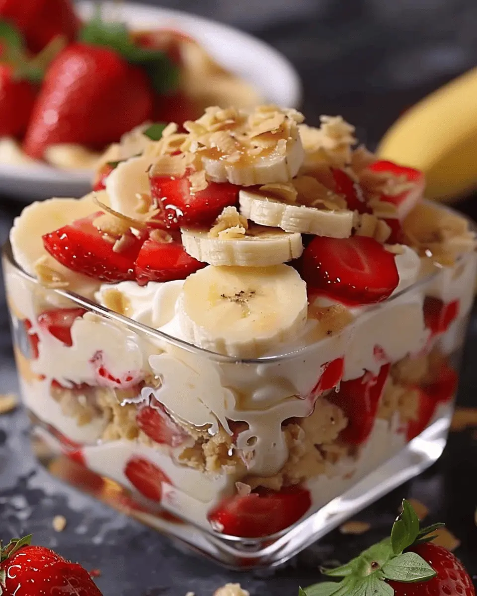 Strawberry Banana Pudding Dream: An Indulgent Treat for Everyone