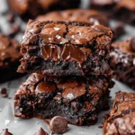 The BEST Fudgy Chewy Brookies