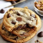 Ultra Thick Bakery Style Chocolate Chip Cookies – Crispy Edges, Gooey Centers, and Loaded with Chocolate!