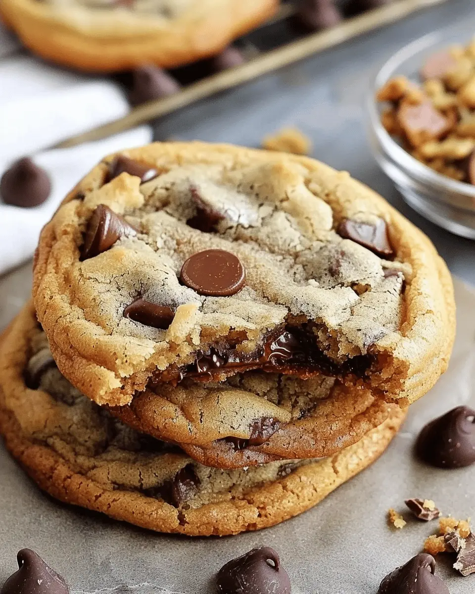 Ultra Thick Bakery Style Chocolate Chip Cookies for Sweet Indulgence