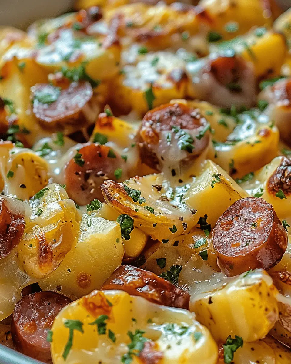 Cheesy Ranch Potatoes and Smoked Sausage: Easy Comfort Food Delight