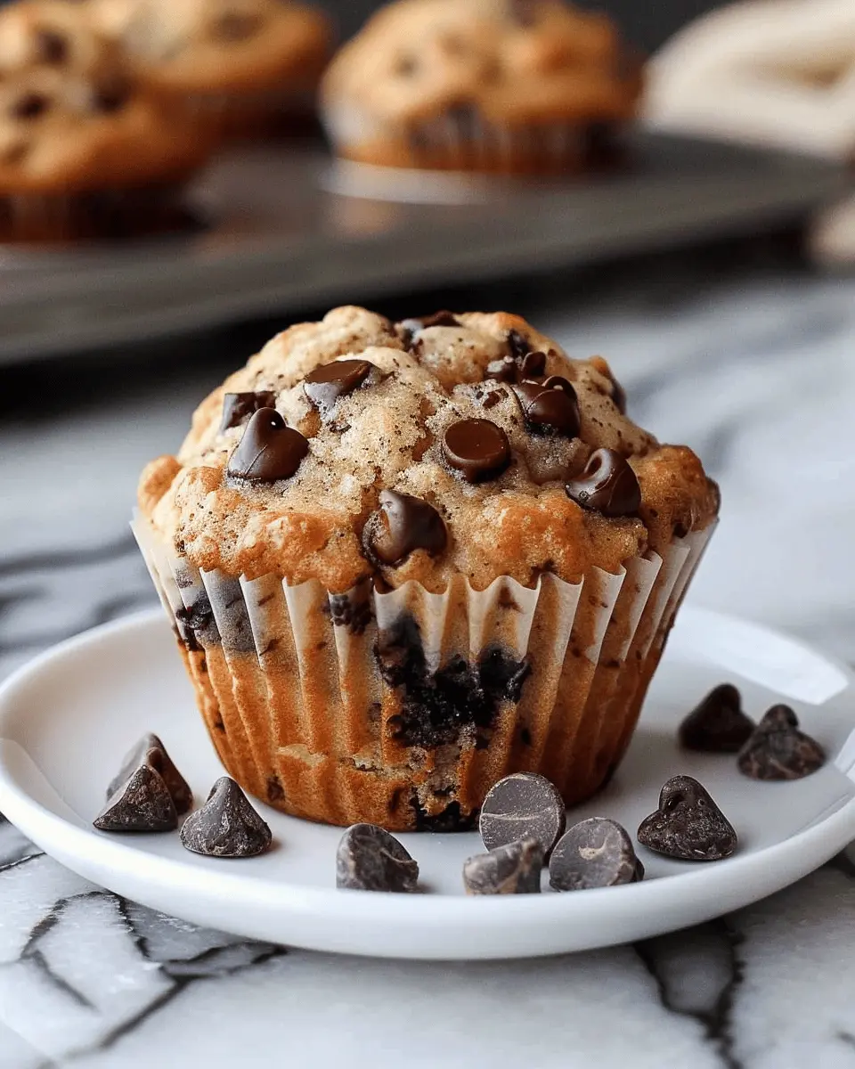Amazing Chocolate Chip Banana Muffins: A Simple 1-Bowl Delight