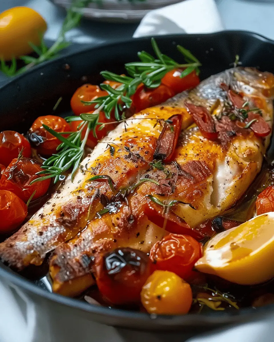 Mediterranean Baked Fish: Easy and Flavorful Family Dinner Recipe