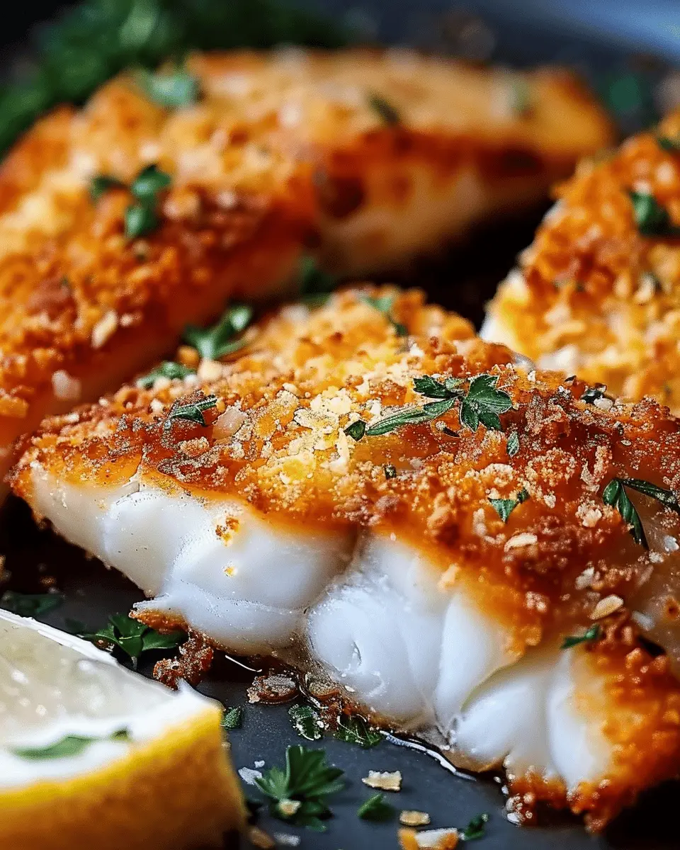 Crispy Parmesan Crusted Fish: A Simple and Delicious Dinner Option
