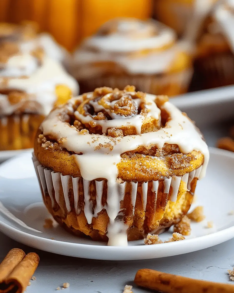 Pumpkin Cinnamon Roll Muffins: Easy Autumn Comfort Treats