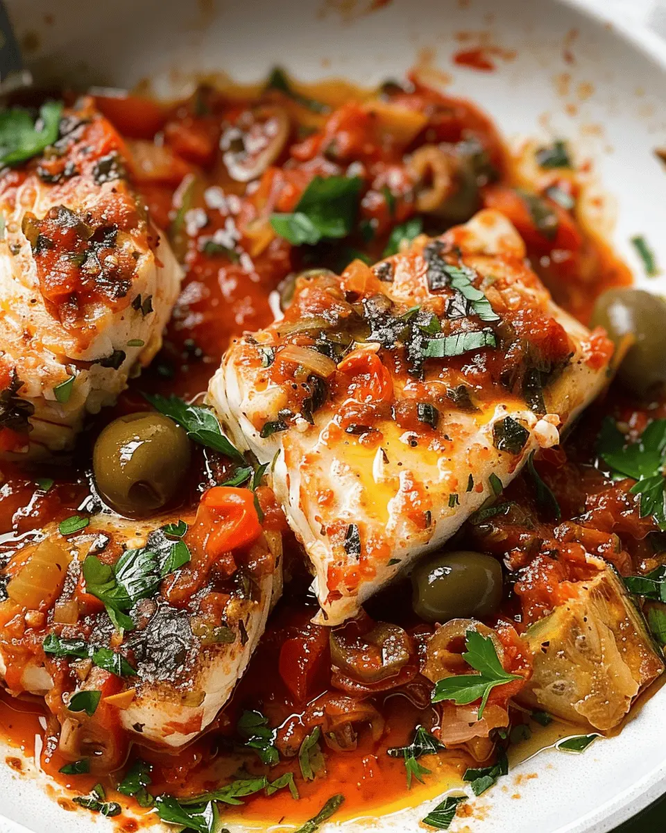 Fish Puttanesca: A Quick and Easy Twist with Turkey Bacon