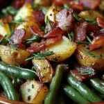 Country Ranch Green Beans ‘and Potatoes with Bacon