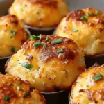 Cheesy Mashed Potato Puffs